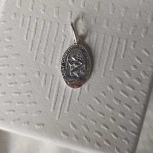 Saint Christopher Sterling Silver pendant Melanie Auld